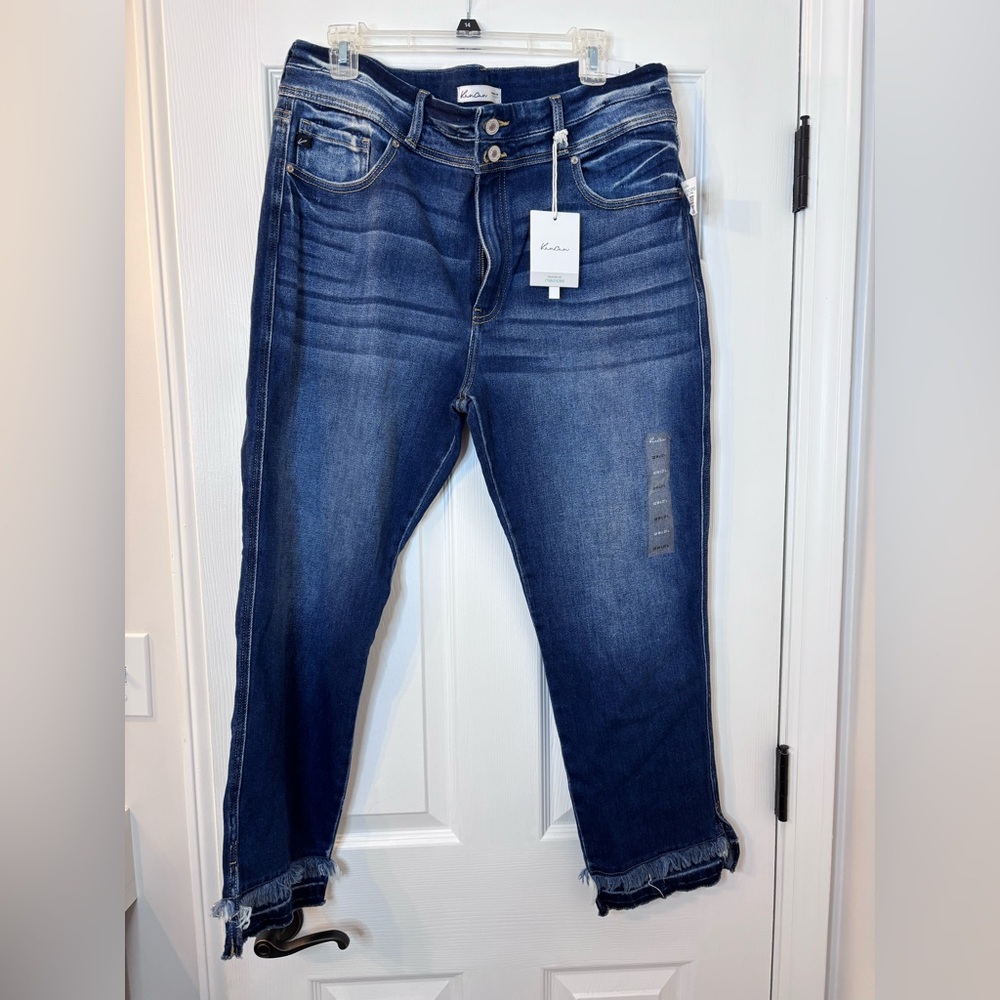KanCan Dark Blue Ankle Jeans